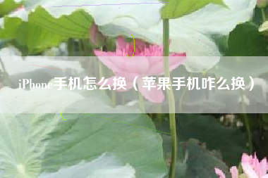 iPhone手机怎么换（苹果手机咋么换）